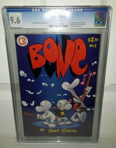 Bone 1 Jeff Smith 1st Print CGC 96 WHITE pages