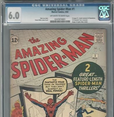 PRIMO  Amazing SPIDERMAN 1 FN 60 CGC OWW  UNRESTORED Ditko Lee Marvel comic