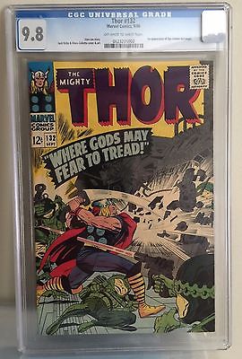 Thor 132 CGC 98 NMMT Sep 1966 Marvel FIRST EGO LIVING PLANET GOTG SPIDERMAN