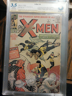 XMEN 1 UNRESTORED CBCS BETTER THAN CGC SIGNATURE SERIES STAN LEE