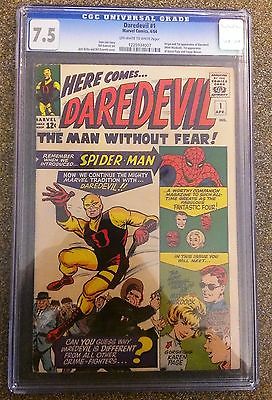 Daredevil 1 CGC 75 Unrestored 1964 1st Matt Murdock Foggy Nelson Netflix Series