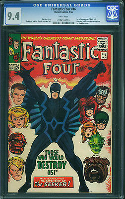 FANTASTIC FOUR 46 CGC 94  Christmas Special  WHITE PAGES 