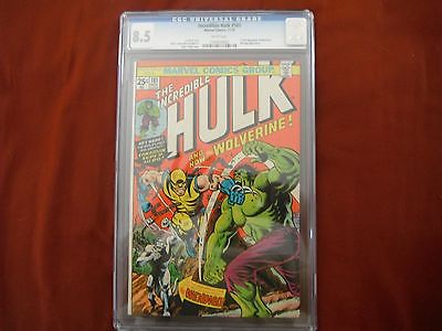 The Incredible Hulk 181 Nov 1974 Marvel CGC 85 WHITE PAGES Must have