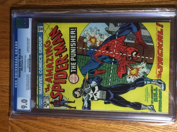 1974 Amazing Spiderman 129 CGC 90 VFNM Marvel 