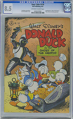 Four Color 159 CGC 85 OWW Donald Duck Carl Barks Dell Golden Age Comic