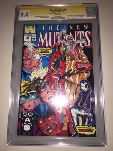  NEW MUTANTS 98 CGC 94 SS STAN LEE ROB LIEFELD 1st DEADPOOL App