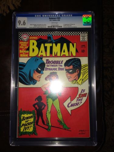 Batman 181 CGC 96 White Pages NM Near Mint 1st Poison Ivy Silver Age Comic