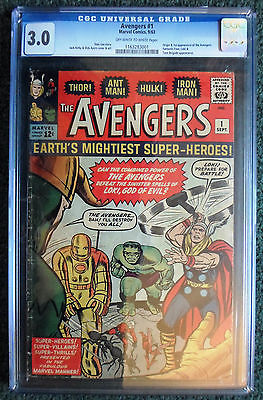 Avengers 1  CGC 30 Origin and 1st Appearance of The Avengers