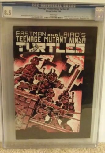 Teenage Mutant Ninja Turtles 1 CGC 85 TMNT 1st Printing White Pages