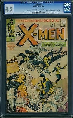 XMEN 1 CGC 45 VG ORIGIN 1ST XMEN  XFACTOR 6 CGC 96 NM 1ST APOCALYPSE