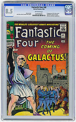 Fantastic Four 48 CGC 85 OW 1st Silver Surfer  Galactus Marvel Silver Comic