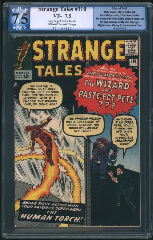 STRANGE TALES 110 PGX 75  Not CGC CBCS