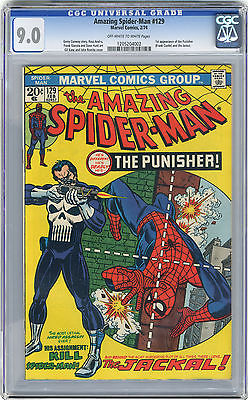 1974 Amazing SpiderMan 129 CGC 90 1st Punisher