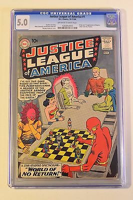 Justice League of America 1 CGC 50 1960 DC First Despero Movie