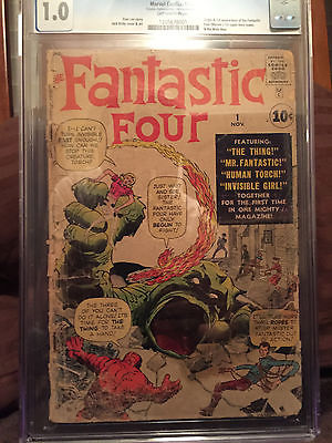 Fantastic Four 1 CGC 10 FR Nov 1961 Marvel Silver Age Key
