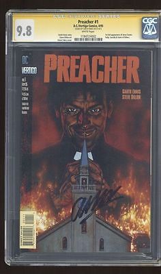 PREACHER 1 cgc 98 SS AMC TV SHOW COMING HOT HOT HOT