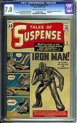 Tales of Suspense 39 CGC 70 FNVF Marvel Comics OWW Origin 1st app Iron Man