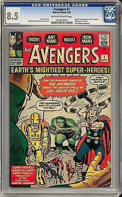 Avengers 1 CGC 85 OWW Origin  1st Appearance of the Avengers