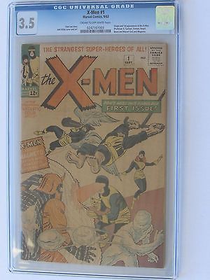 XMEN 1  CGC 35  1ST ISSUE  KEY SILVER AGE