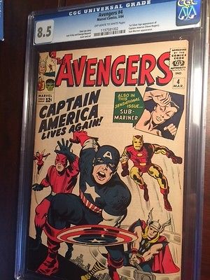 Avengers 4 CGC 85 Beautiful Book