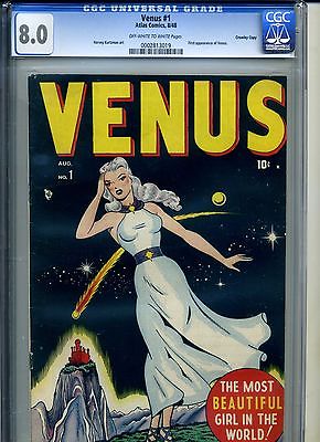 VENUS 1 CGC 80  UNIVERSAL OWW PAGES