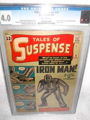 TALES OF SUSPENSE 39 CGC 40 OW PAGES