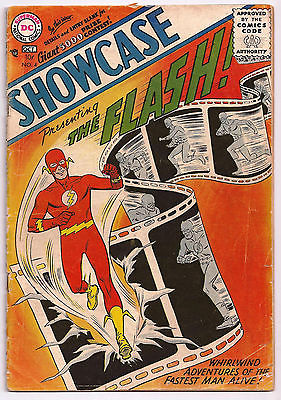 Showcase 4  1st Appearance and Origin of SA Flash Barry Allen Not CGC