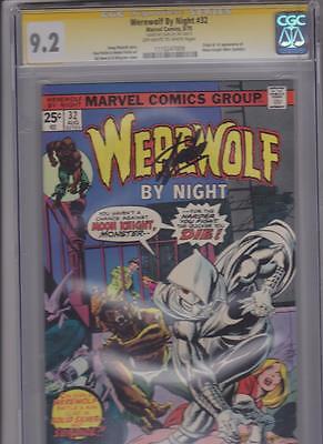 Werewolf by NIght 32   CGC  Stan Lee  SS   92