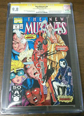 NEW MUTANTS 98 CGC 98 SS DUAL SIG STAN LEE ROB LIEFELD MOVIE 1ST DEADPOOL 