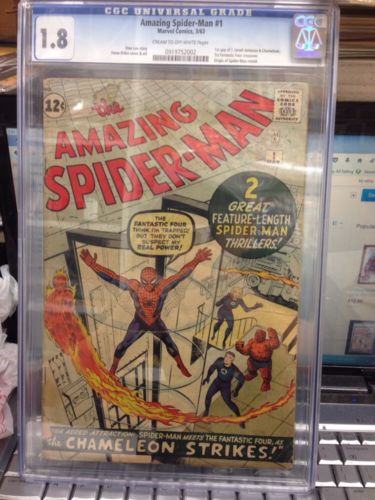 THE AMAZING SPIDERMAN 1963 1 CGC 18