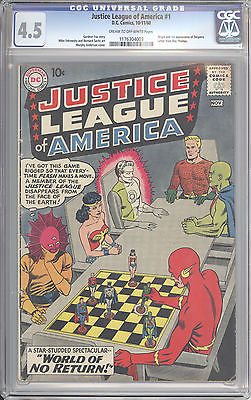 Justice League Of America 1 CGC 45 Key Issue First Despero Movie Coming