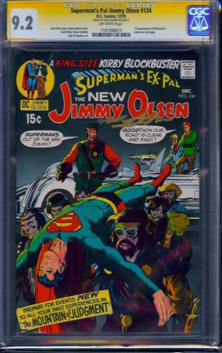 Supermans Pal Jimmy Olsen 134 CGC 92 SS Neal Adams 1st appearance Darkseid