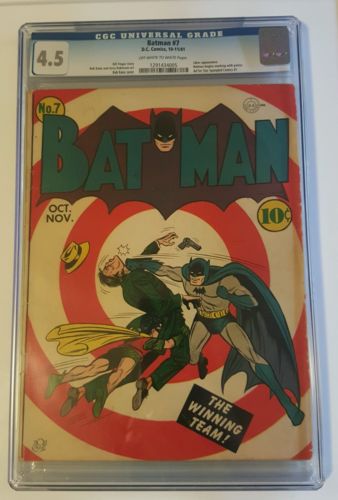 Batman 7 CGC 45 OffWhite to White 