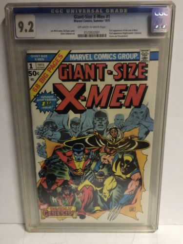 Marvel Comics Giant Size XMen 1 CGC 92 