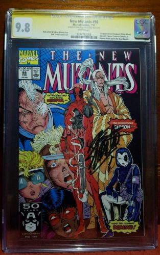 New Mutants 98 CGC 98 Signed by Stan Lee and Robert Liefeld