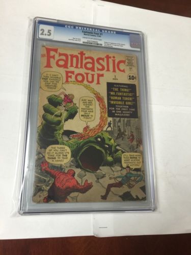 Fantastic Four 1 Cgc 25 Good See Pictures