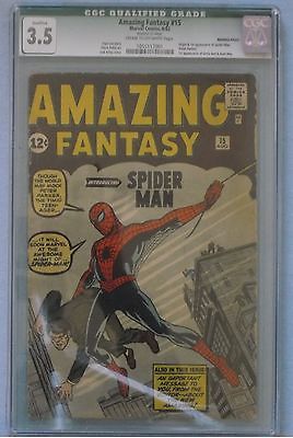 AMAZING FANTASY 15 CGC 35 Qualified