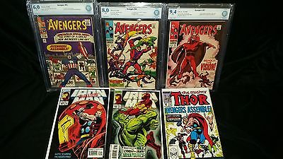 Avengers 57 CBCS not CGC 94 55 80 16 60  Iron Man 304  305