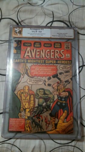 The Avengers 1 signature Stan lee Pgx cgc 50 Sep 1963 Marvel