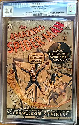 Amazing SpiderMan 1 CGC 30 OWW 2nd SpiderMan Origin Retold