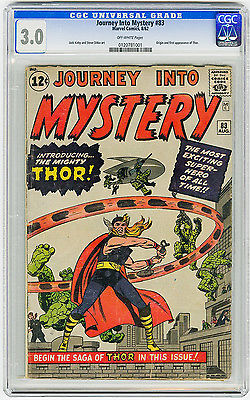 Journey into Mystery 83 CGC 30 OW MEGA KEY 1st app Thor Kirby Marvel Comic
