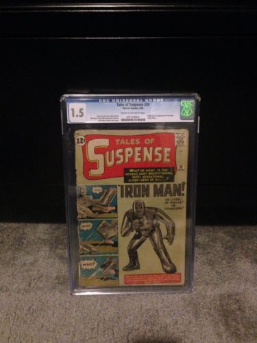 Tales Of Suspense 39 Cgc 15 First Ironman