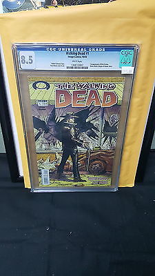 Walking Dead 1  Black Label  1st Print  CGC 85 Very Fine  Image Comics