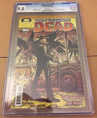 THE WALKING DEAD 1  CGC 98 WHITE PAGES 1ST RICK GRIMES  1ST SHANE