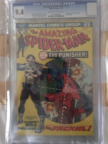 AMAZING  SPIDERMAN 129 First PUINISHER HOT Cgc 94