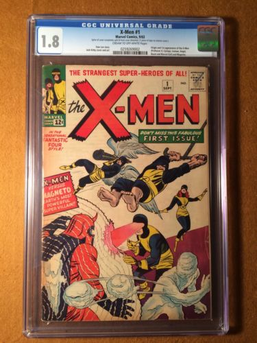 XMen 1 Marvel 1963 1st Appearance CGC 18 GD