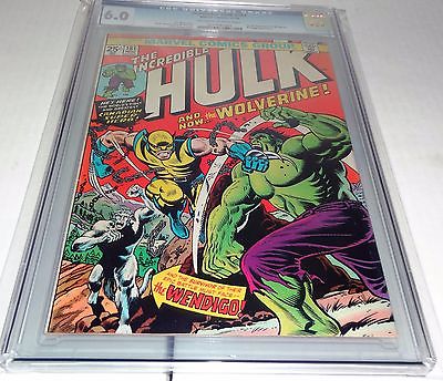 Marvel Comics Incredible Hulk 181 CGC 60 1st Full Appearance of Wolverine RARE