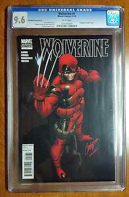 WOLVERINE 1 RETAILER INCENTIVE J SCOTT CAMPBELL DEADPOOL VARIANT CGC 96