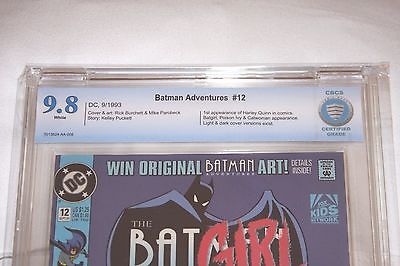The Batman Adventures 12 Sep 1993 DC FIrst Harley Quinn CBCS 98 Like CGC