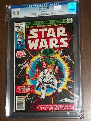 Marvel STAR WARS 1 CGC 98 WHITE PAGES A New Hope Adaptation 1ST PRINT